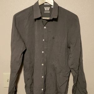 Brown button up shirt